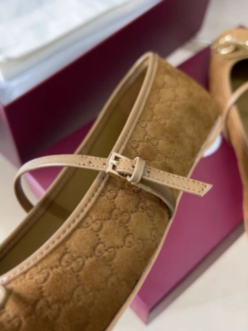 Gucci GG Monogram Mary Janes - Picture 6 of 8
